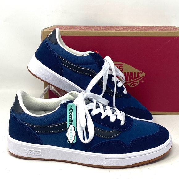VANS Cruze Too CC Toned Navy Shoes Low Suede Casual Women's Sneakers VN0A5KR5LKV - Picture 1 of 11